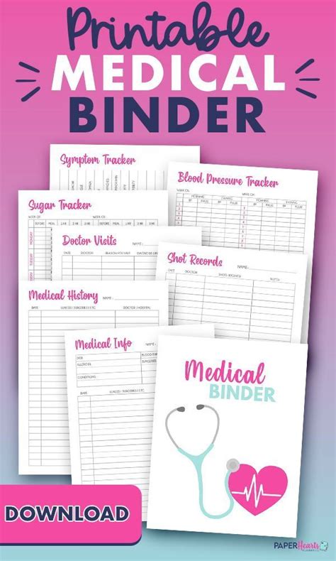 Family Binder Budget Printables from Clean and Scentsible. . Free printable medical binder templates